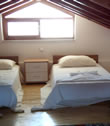 The twin room in Denizti Villa